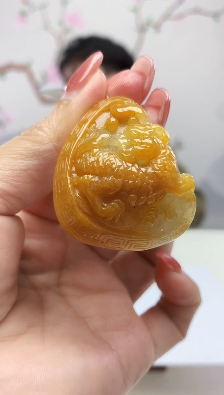 定制翡翠未镶嵌888xm-毛货麒麟89