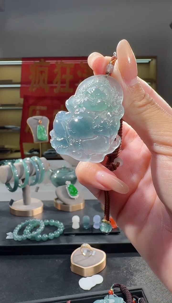 吊坠(不含链)未镶嵌翡翠黄财神