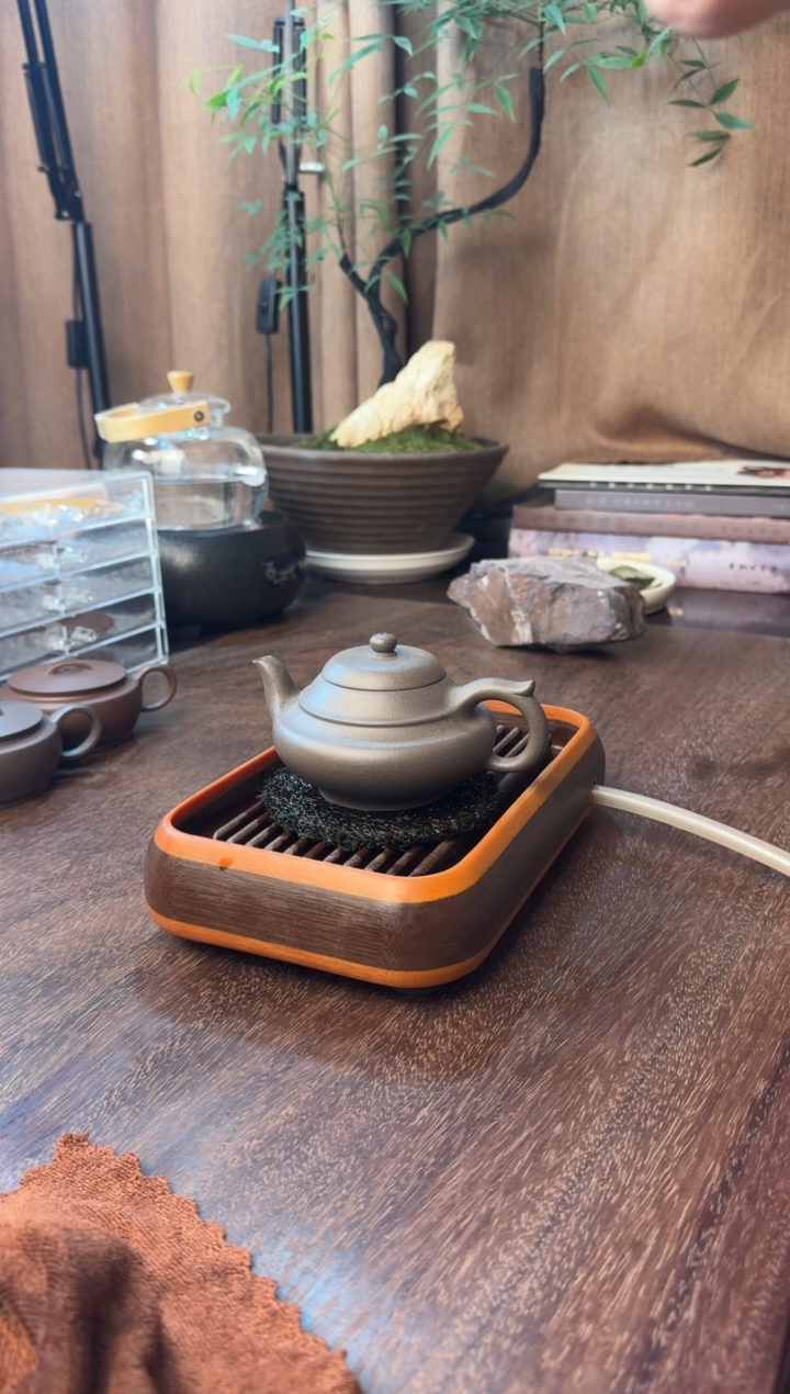 茶壶紫砂律--天青泥--精工半手