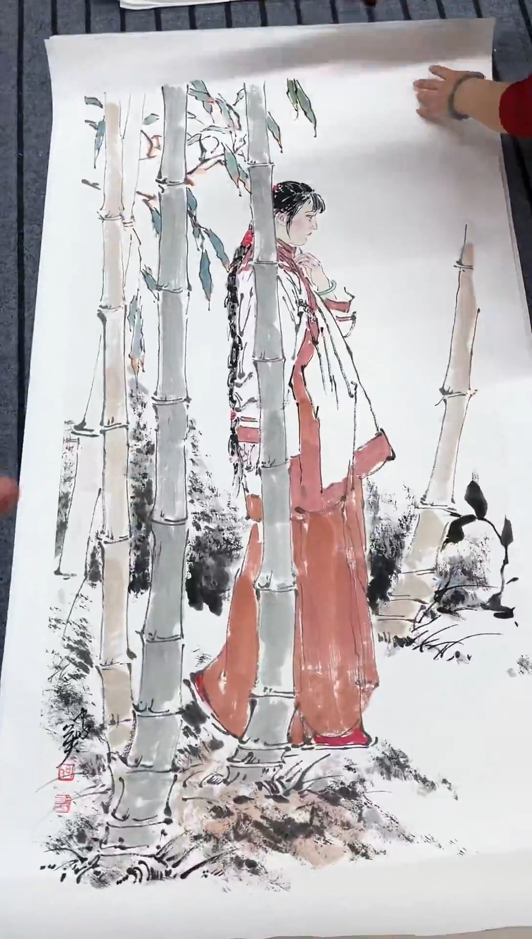 精品国画人物作品