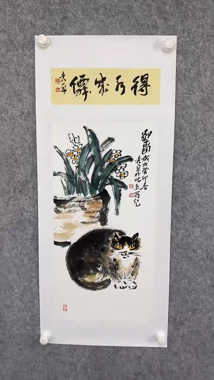 【闪购商品】国画绘画作品2平尺花鸟作品