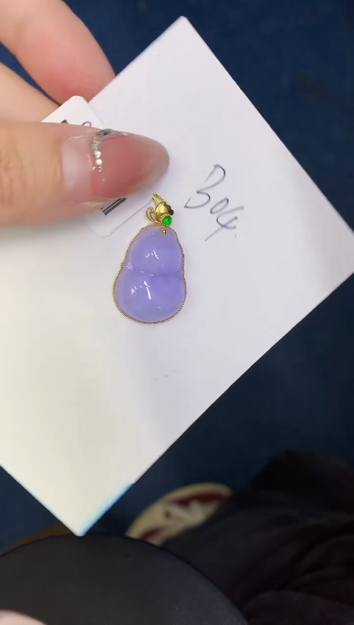 【闪购商品】翡翠颈饰18K金镶嵌000000000000