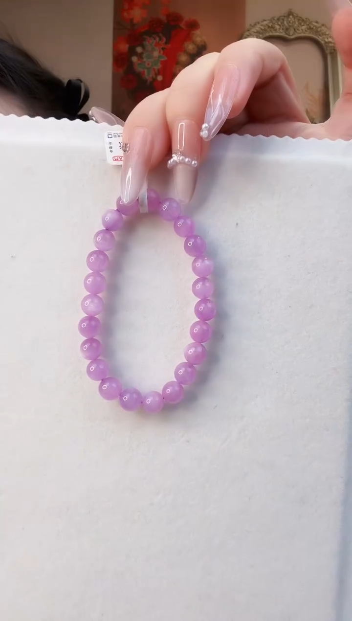 【闪购商品】锂辉石手串未镶嵌手串约8mm968