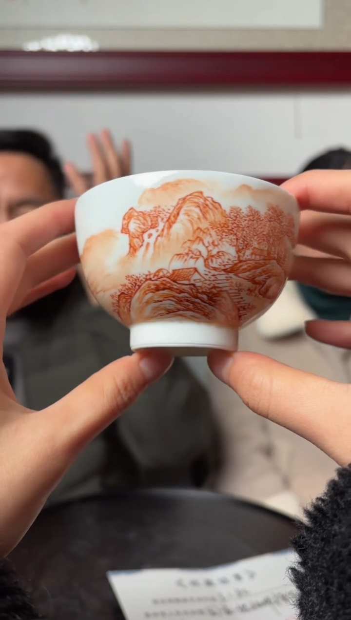 【闪购商品】杯子A14【人间瓷画】《操华英》