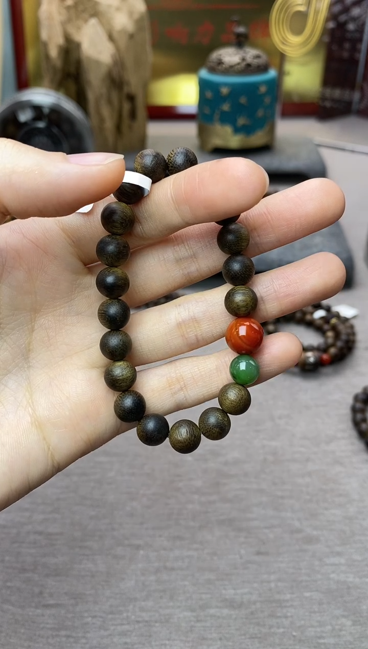 【闪购商品】沉香手串黄棋楠沉水08老料＋配饰设计