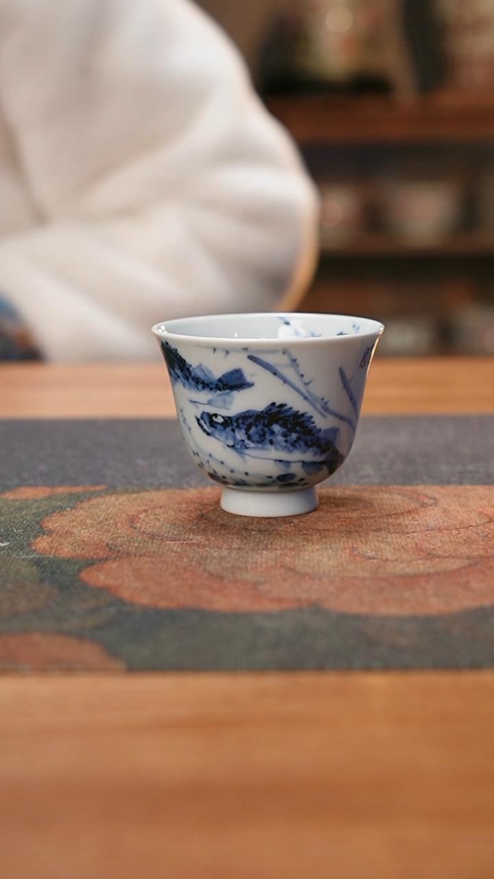 【闪购商品】康亭守艺有余系列：鳜鱼铃铛杯