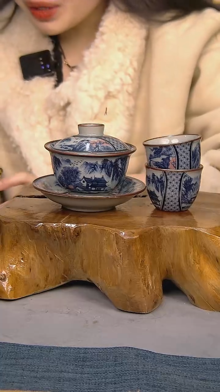 【闪购商品】3件套陶瓷茶具家用简装系列 