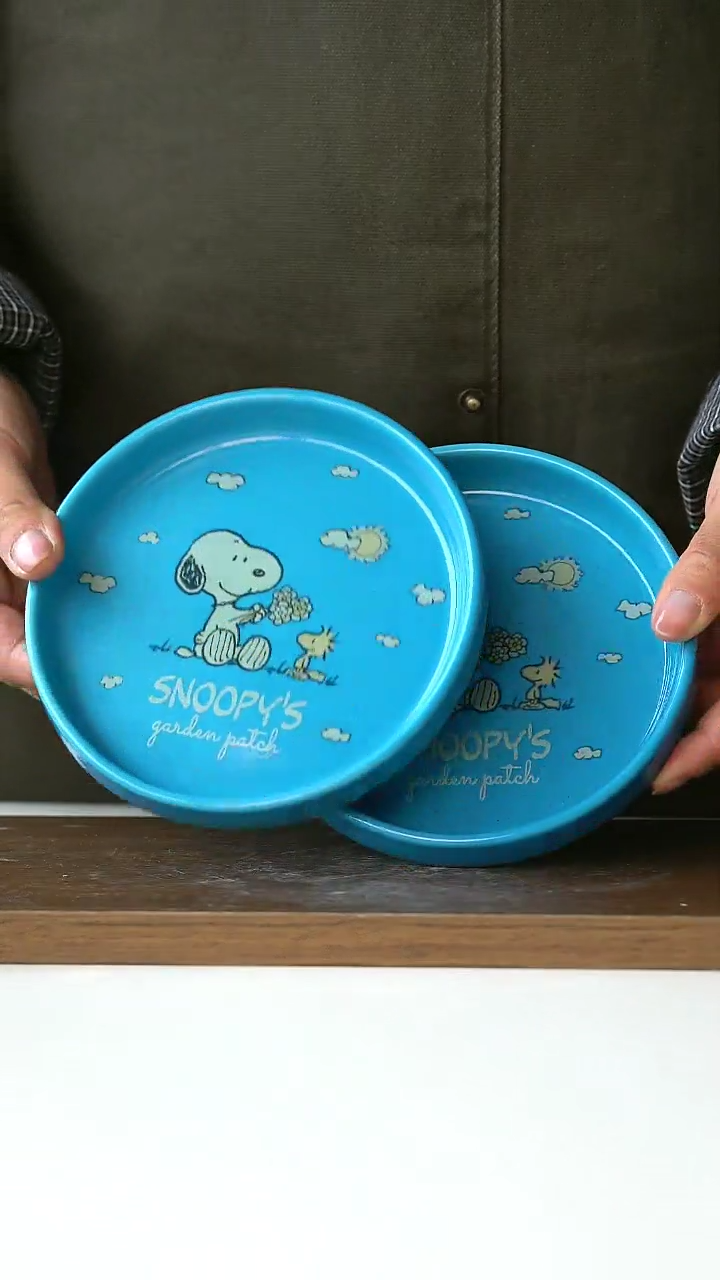 【闪购商品】陶瓷史卢比碟子2只@4-2@