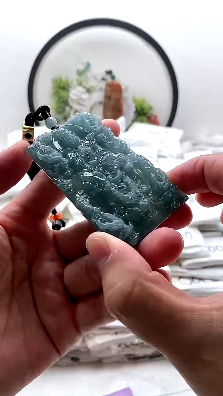 颈饰未镶嵌翡翠普贤