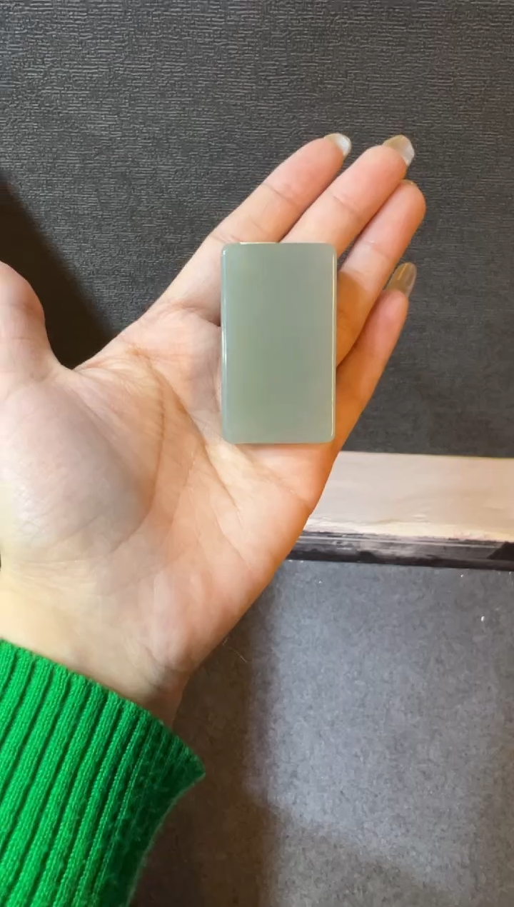 吊坠(赠链)未镶嵌和田玉近矿高清白无事牌（产地直发）