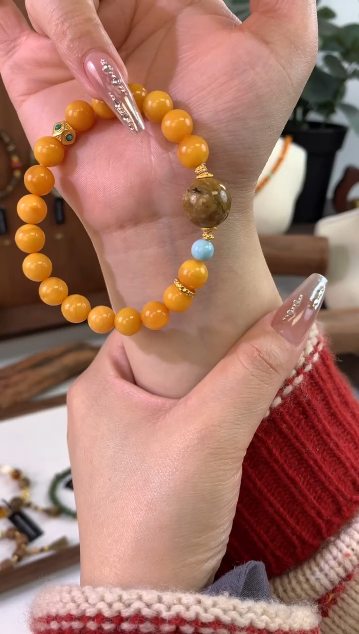 【闪购商品】琥珀手串未镶嵌琥珀 手串 未镶嵌