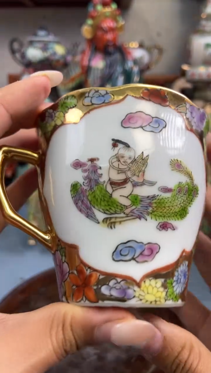 瓷片微瑕慎拍景德镇窑老厂瓷器单件