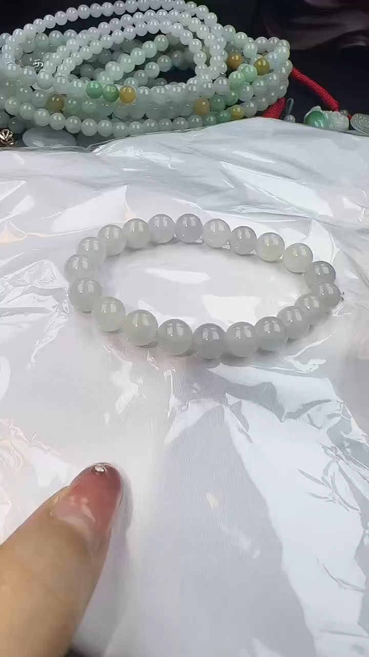 未镶嵌手串翡翠玉珠