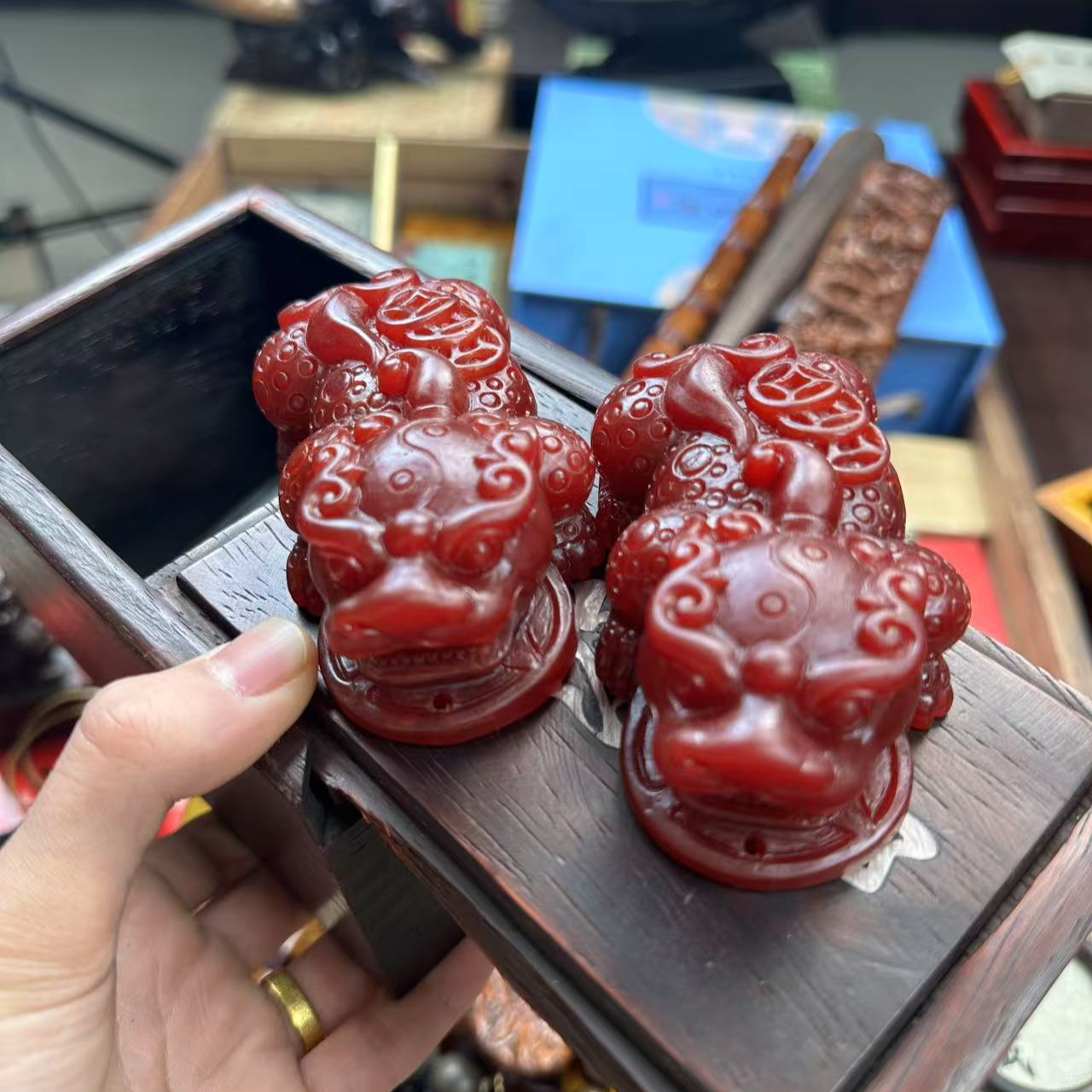 【闪购商品】龙涎香貔貅一对