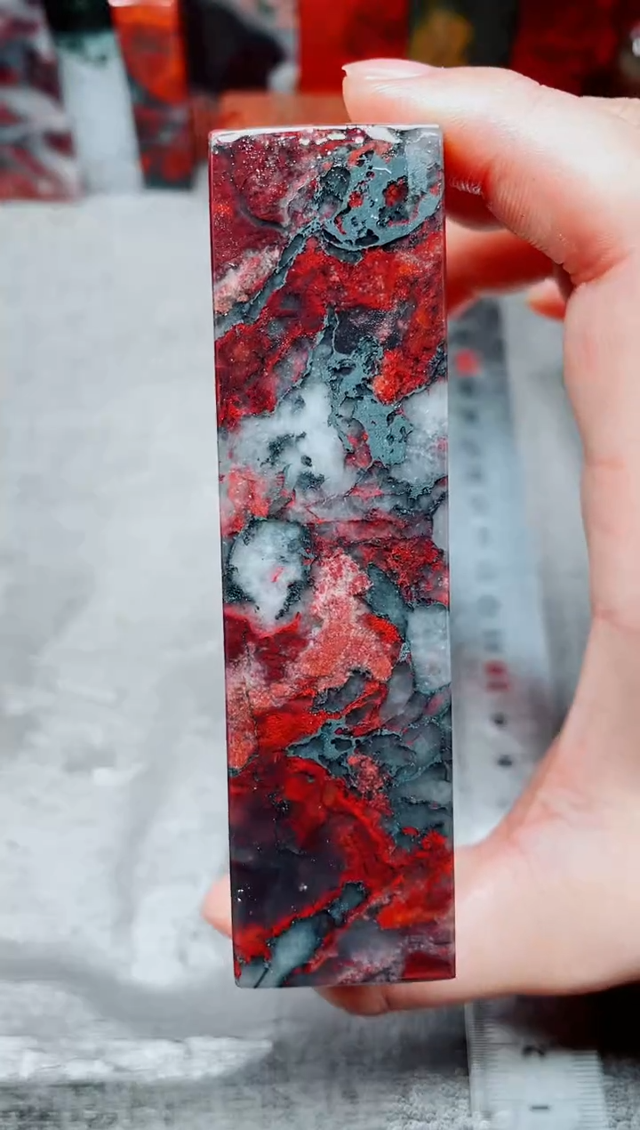 桂林鸡血玉素章3.0左右34