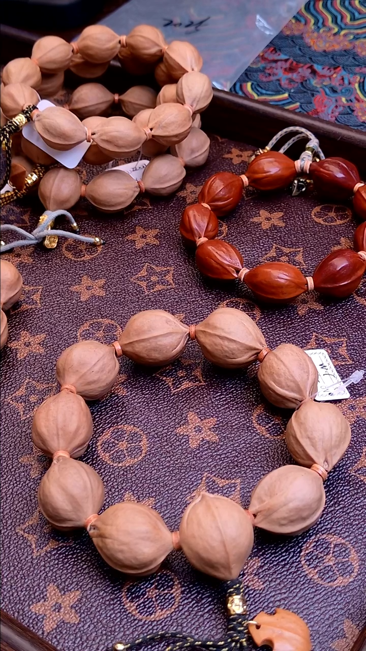 手串橄榄核月*2329精挑梅林铁核头货-带配套盘玩工具