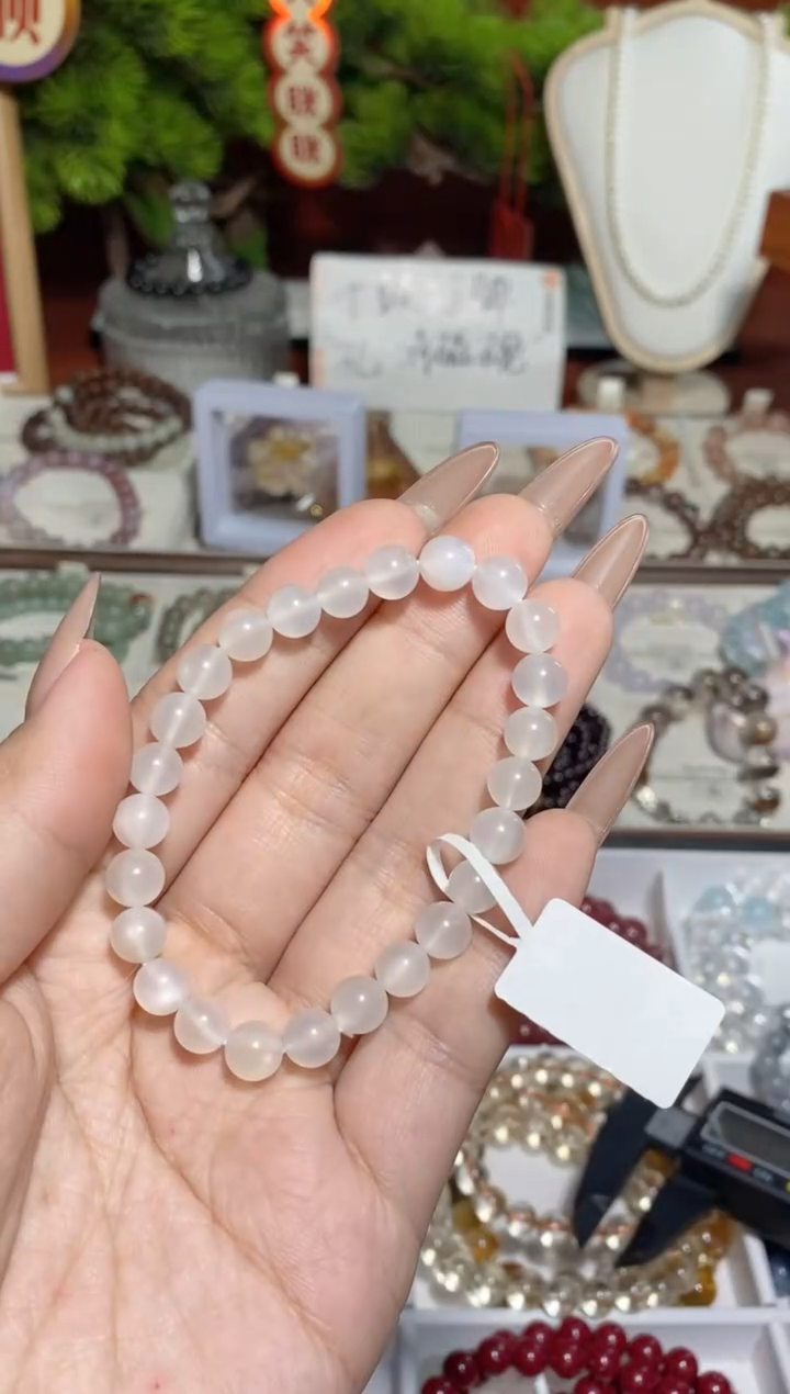 【闪购商品】水晶手串未镶嵌白月光7mm+