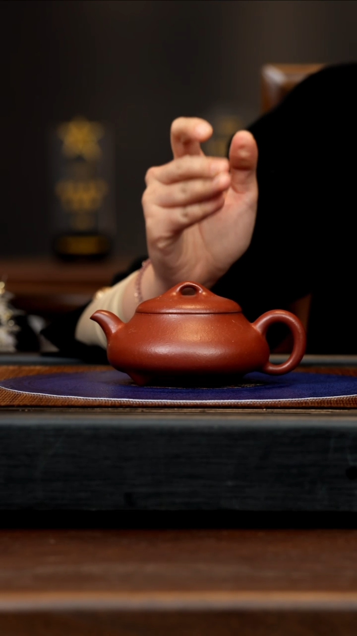 【闪购商品】紫砂茶壶GS 降坡 矮石瓢