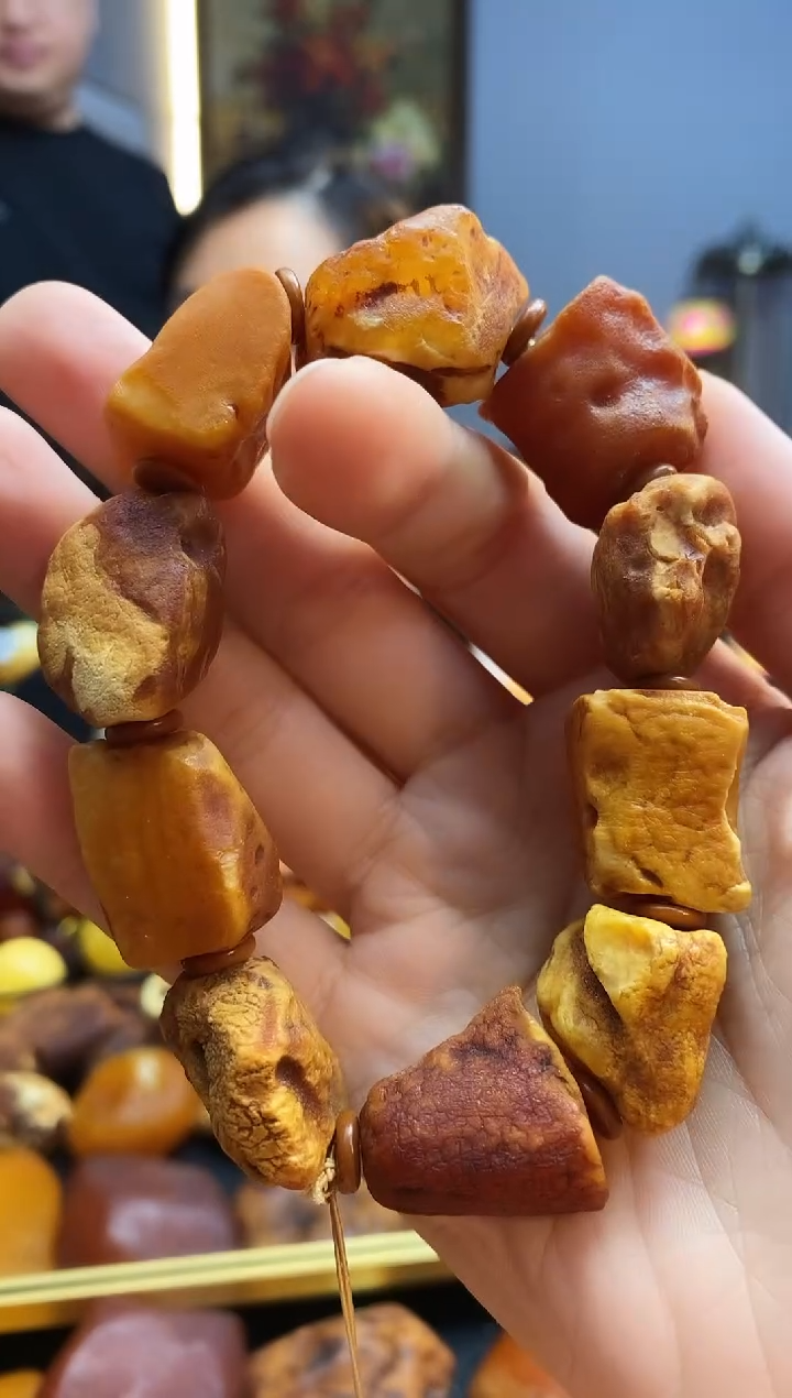 手链琥珀未镶嵌手串