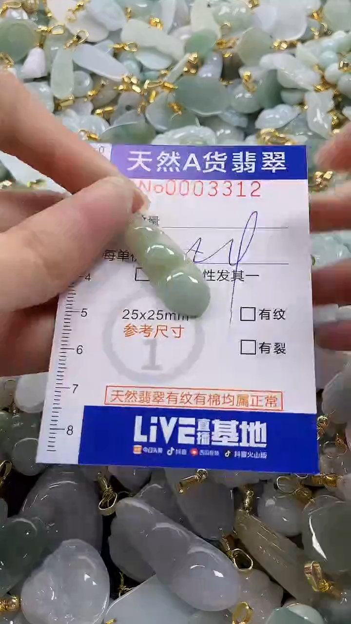 颈饰未镶嵌翡翠纯天然a货翡翠