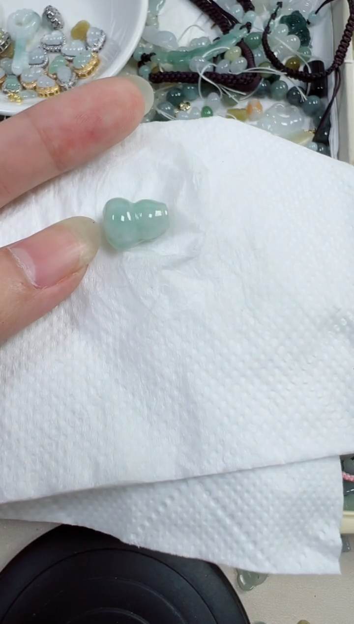 翡翠裸石624号链接，A货翡翠