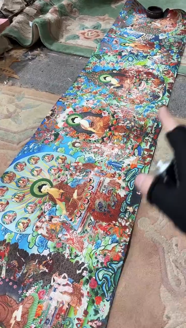 卷轴画天天的唐卡tk160