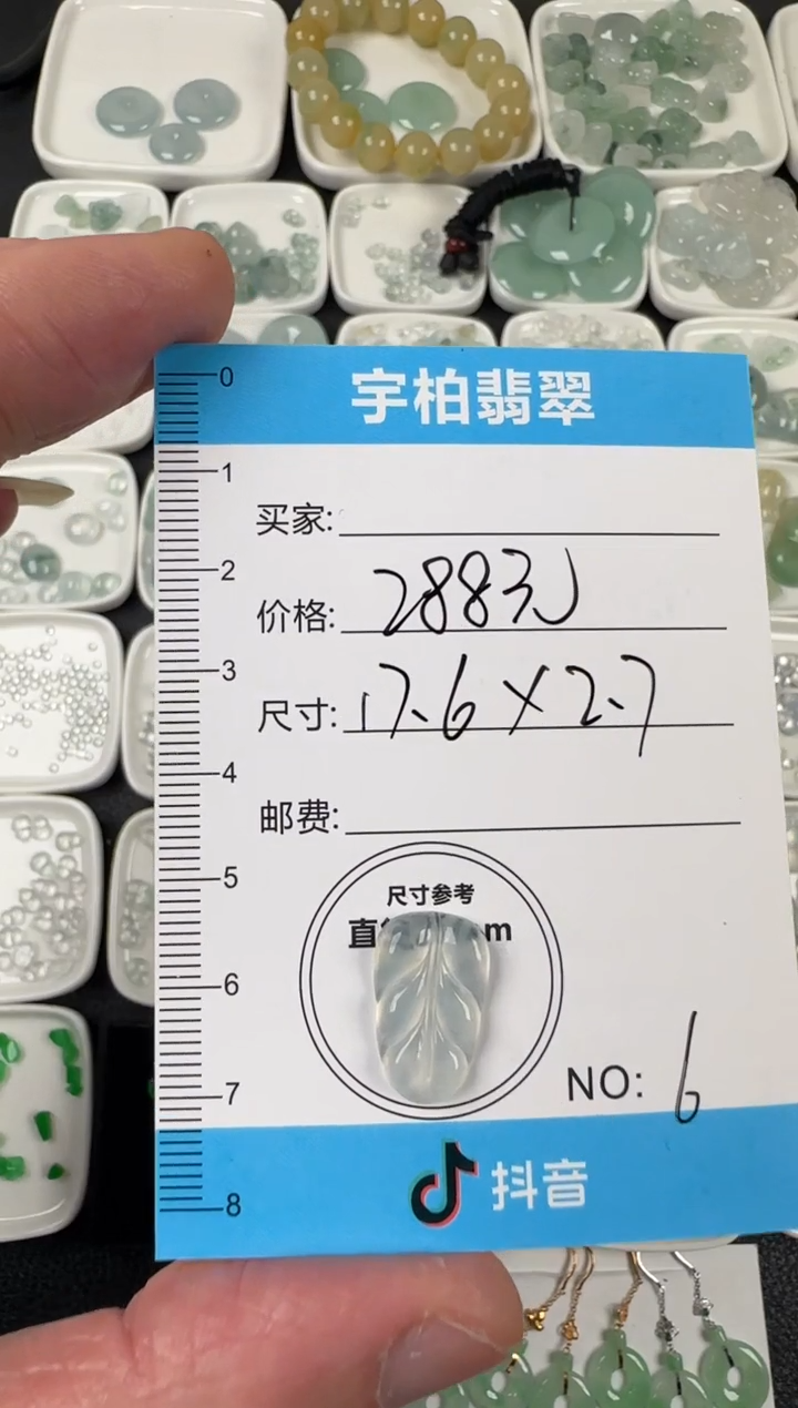 未镶嵌定制翡翠天然A货翡翠+叶子06