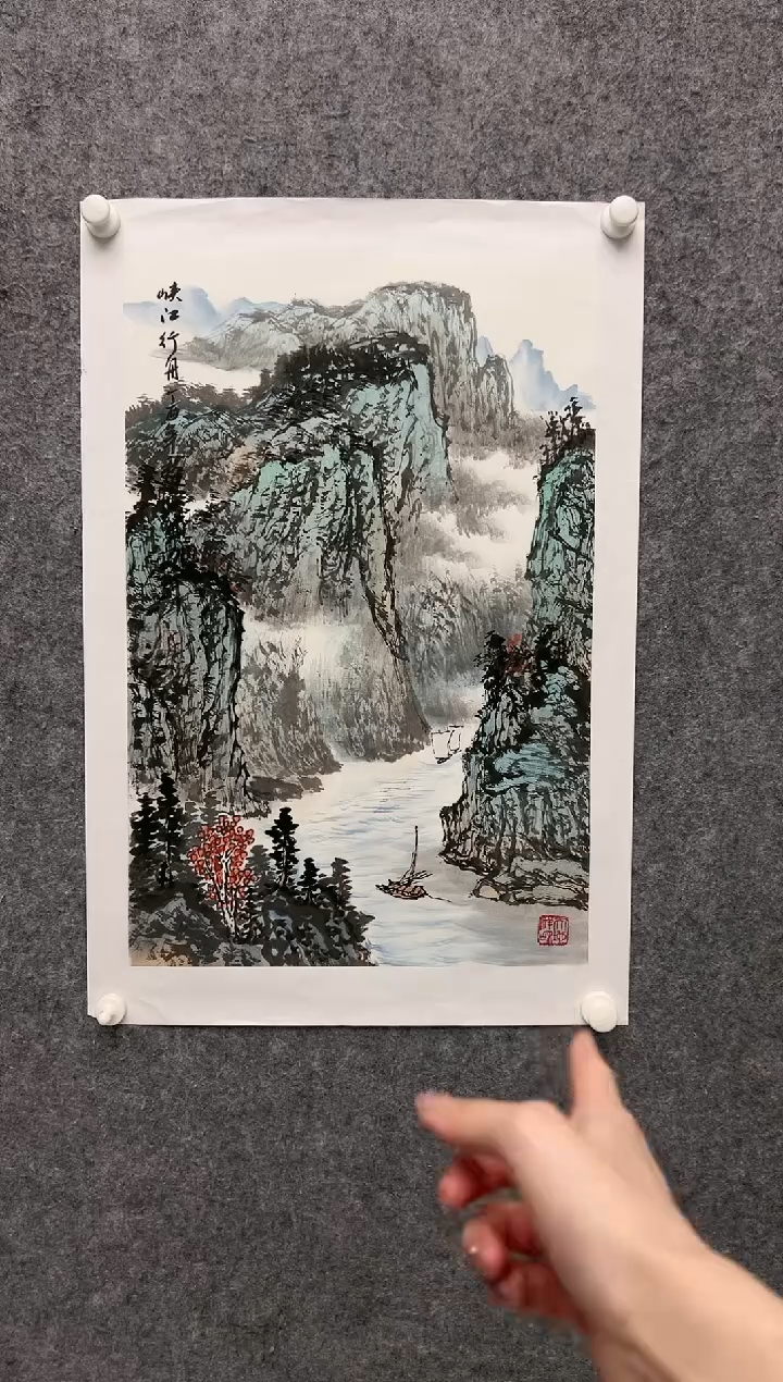 【闪购商品】绘画贺润川-2.7平尺-国画