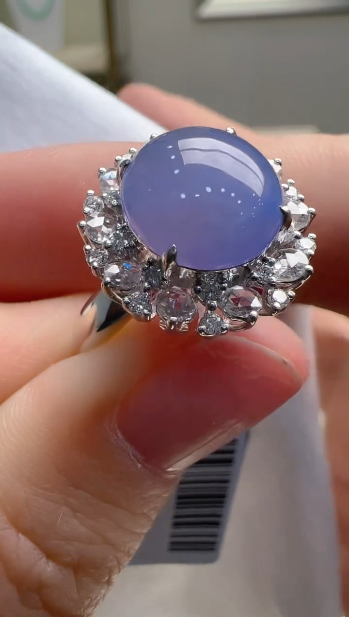 【闪购商品】翡翠戒指18K金镶嵌多样性发货拍一发一