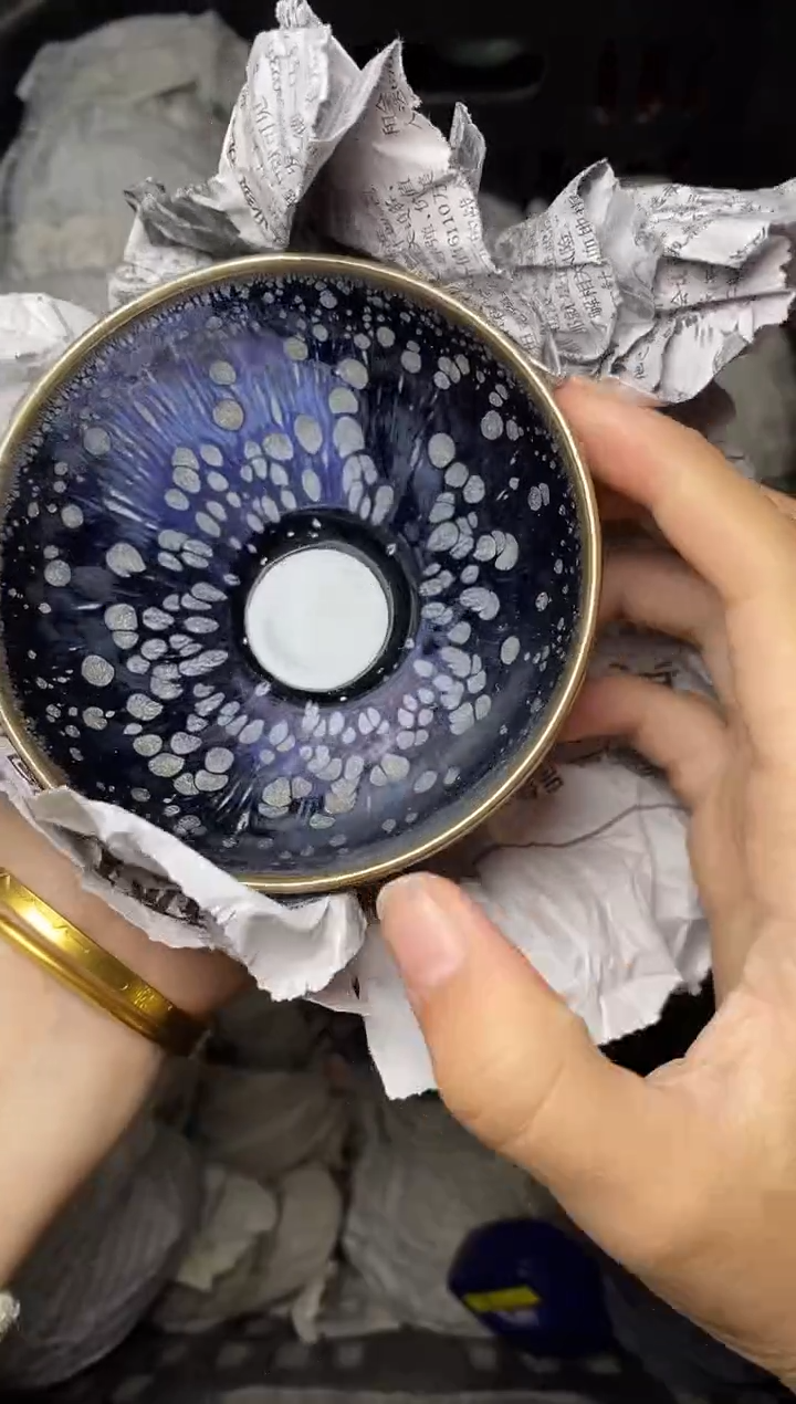 【闪购商品】茶盏蓝耀 盏三疯建盏茶器