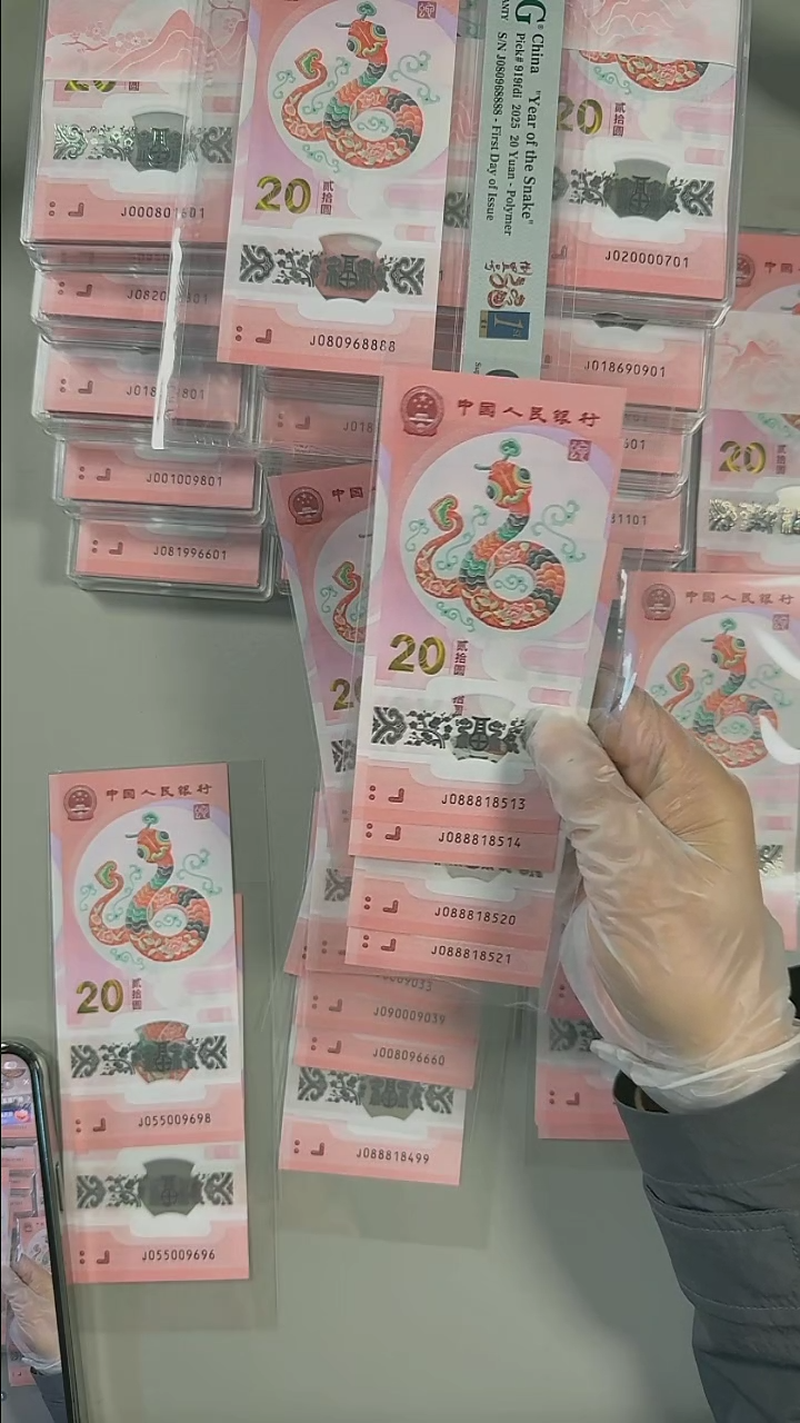 【闪购商品】塑料蛇年裸钞J088818505