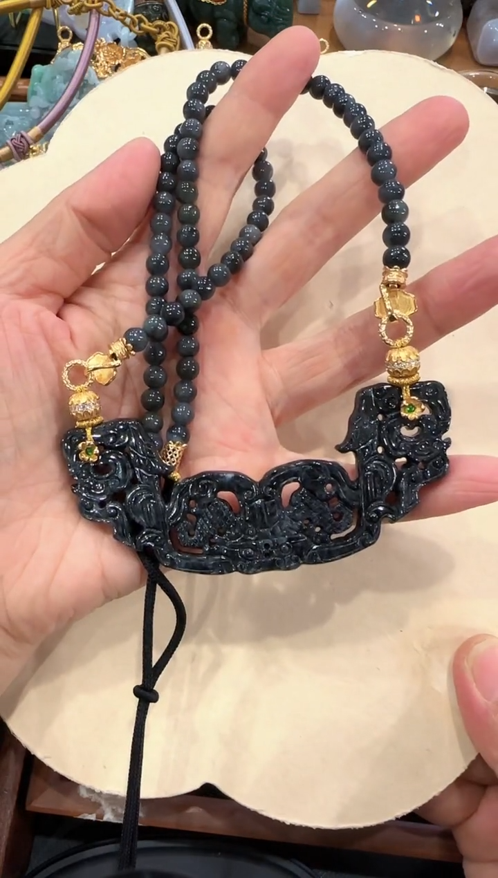 【闪购商品】翡翠颈饰未镶嵌国风