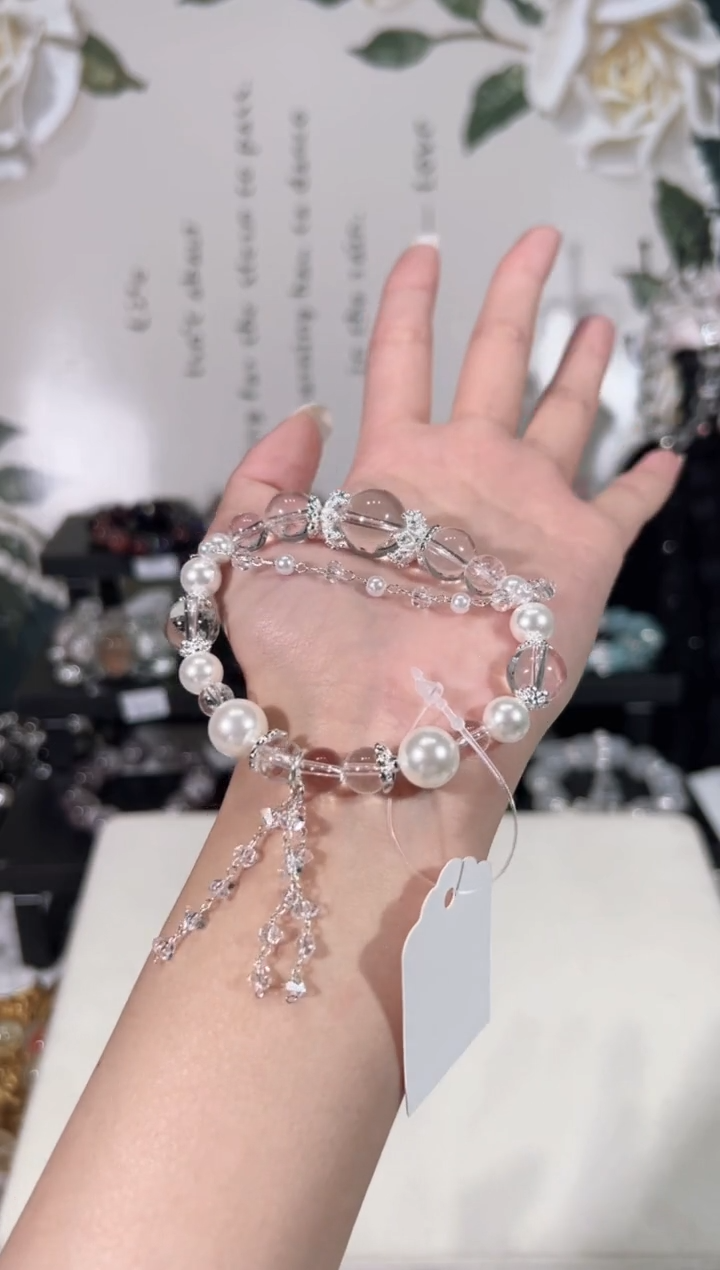 【闪购商品】水晶手链未镶嵌天然水晶默认微瑕 多样性发货发其一