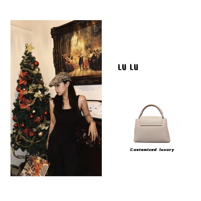 时尚百搭真皮轻奢女包     KP    NKP      小    粉色带花