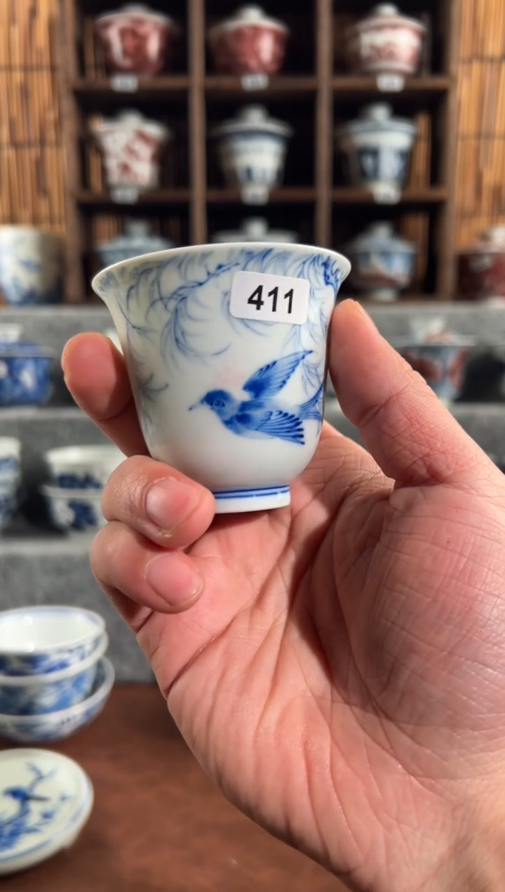 【闪购商品】411天禄言瓷手绘茶器天花板