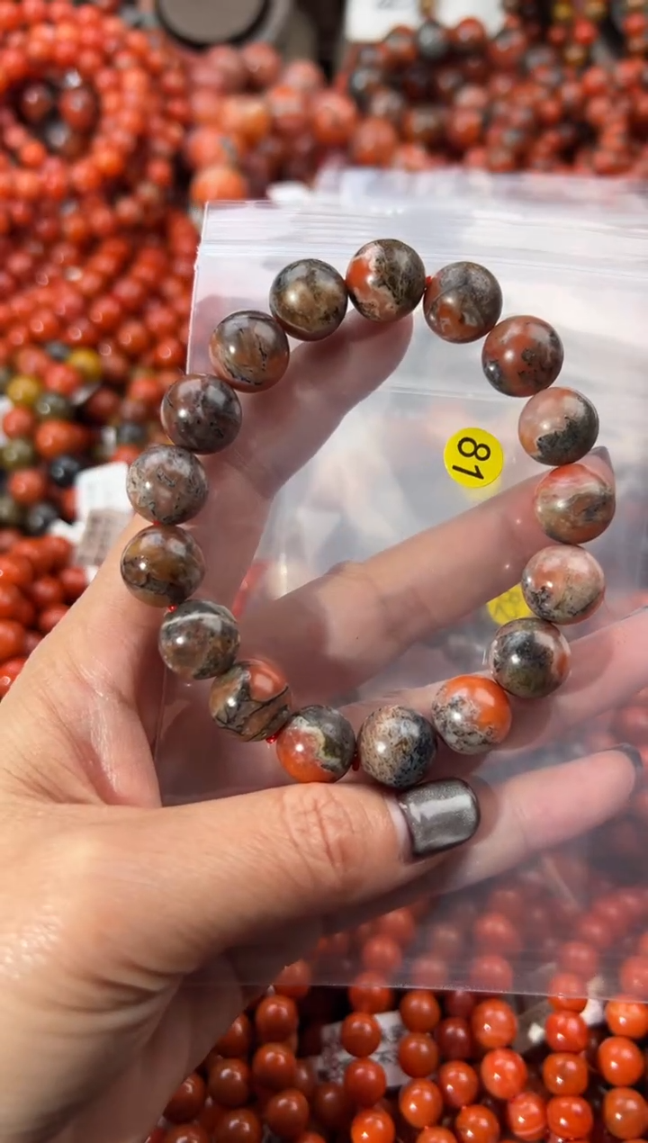 未镶嵌手串南红玛瑙12+