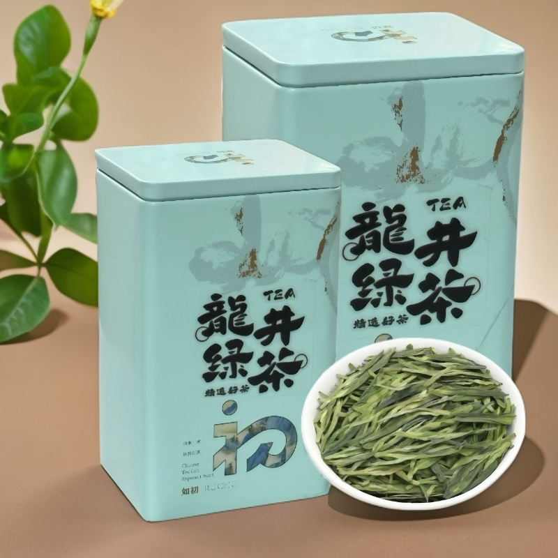 2025新茶明前杭州嫩芽龙井绿茶浓香型茶叶罐装60g