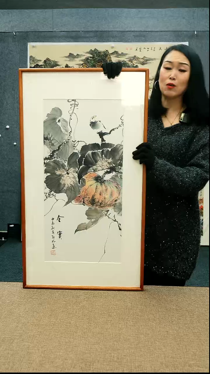 【闪购商品】国画52*92场面让人老师花鸟