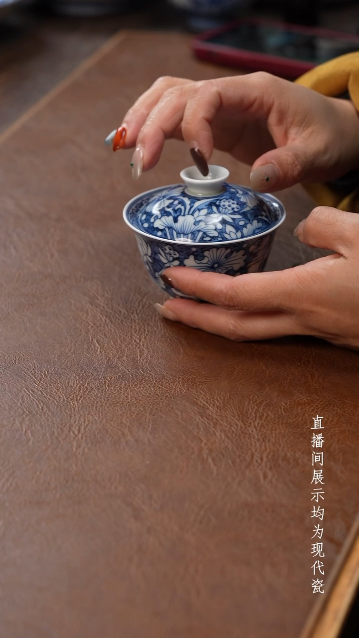 茶器茶器一鹭盖碗
