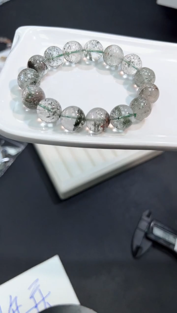 【闪购商品】水晶手串未镶嵌59h多样性发其一/1条14mm默认微瑕