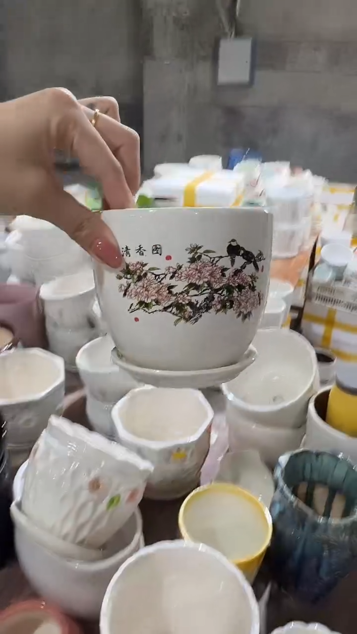 高温陶瓷花盆+E209