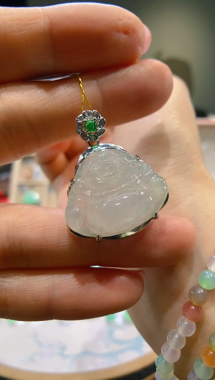 【闪购商品】翡翠吊坠(不含链)未镶嵌佛公