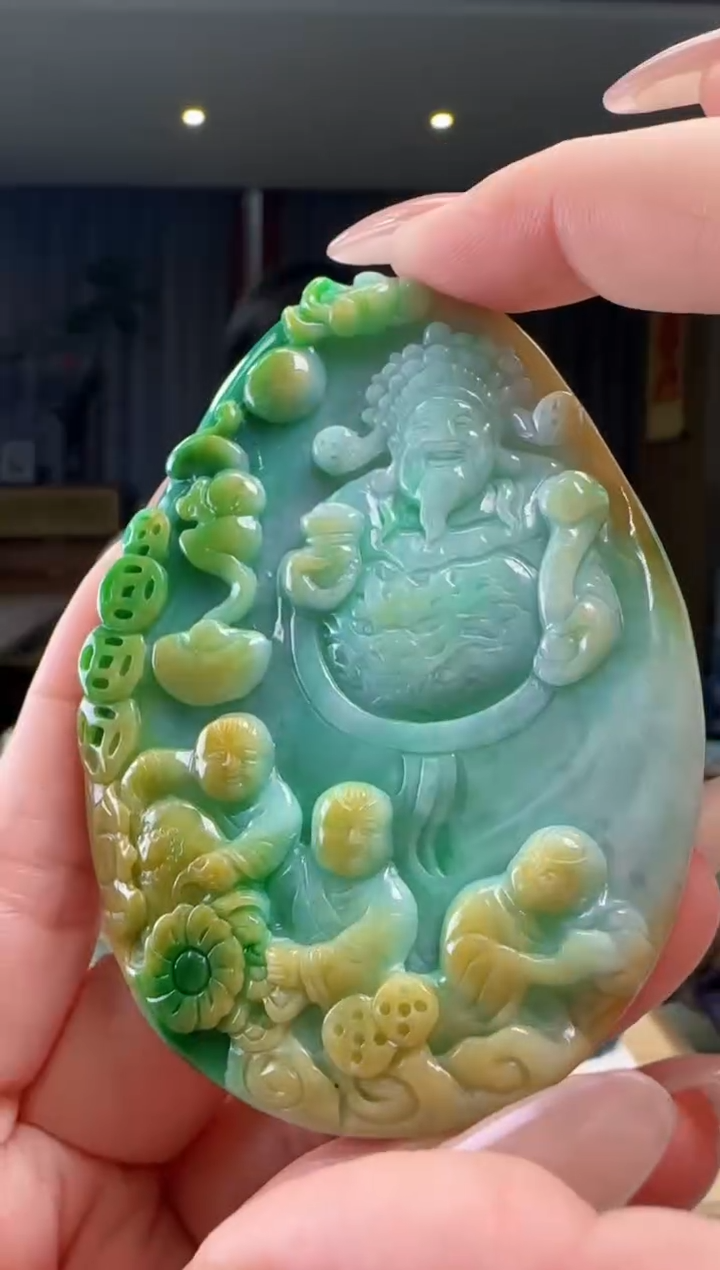 【闪购商品】翡翠颈饰未镶嵌YJ@@960Q7J03525