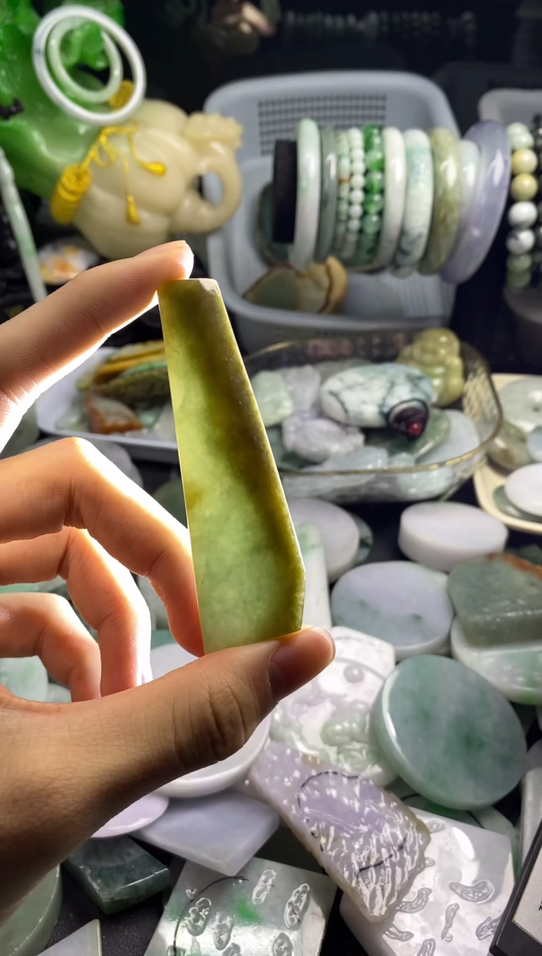 散珠翡翠A货翡翠