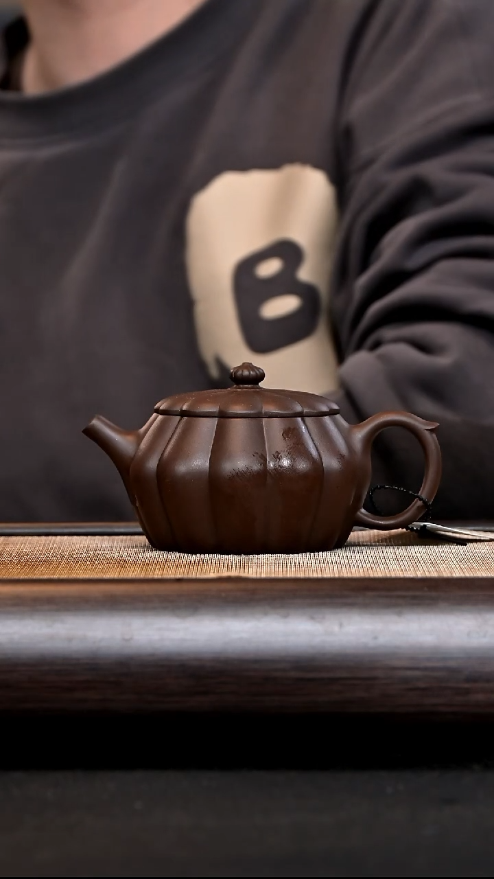 【闪购商品】紫砂茶壶JST16224 全手菊蕾 紫泥