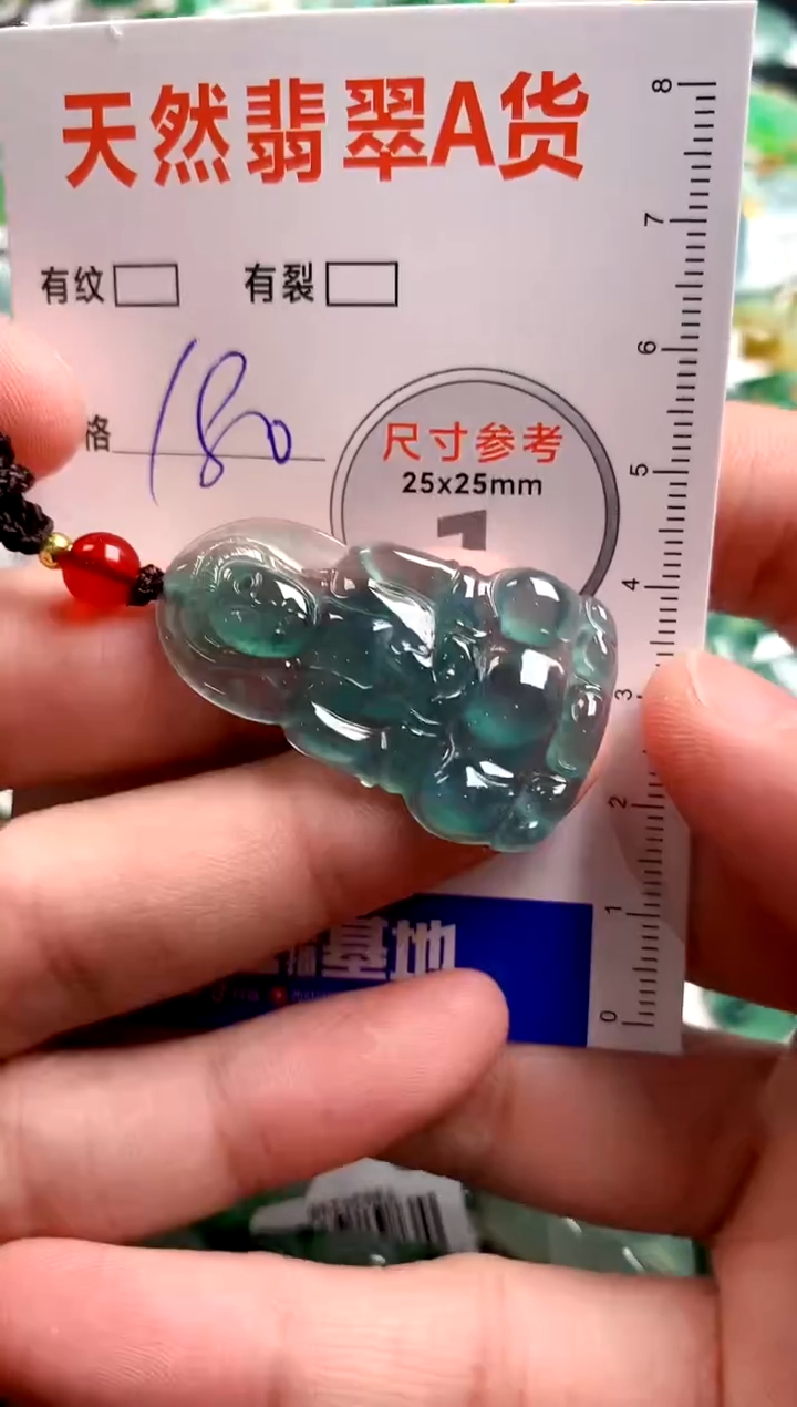翡翠未镶嵌颈饰0213893659
