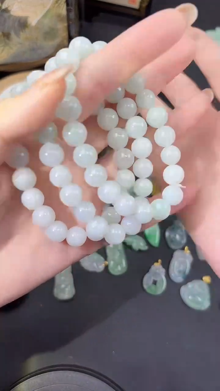 未镶嵌手链翡翠天然A货翡翠-02