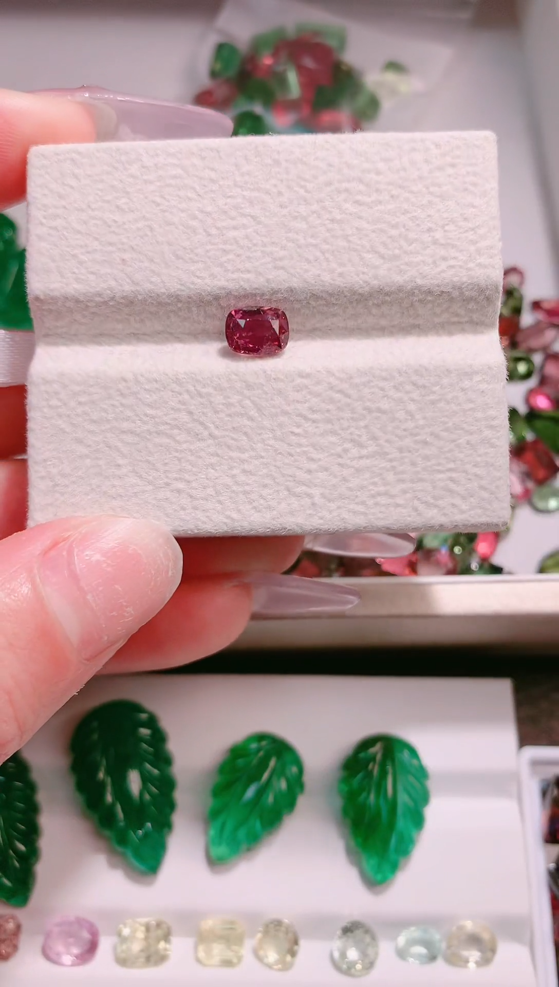 裸石蓝宝石紫蓝宝1.62ct