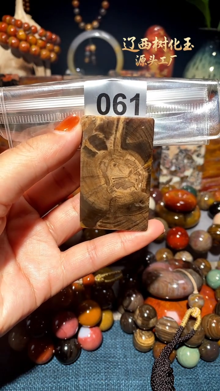 未镶嵌-硅化玉天然北票硅化玉吊坠