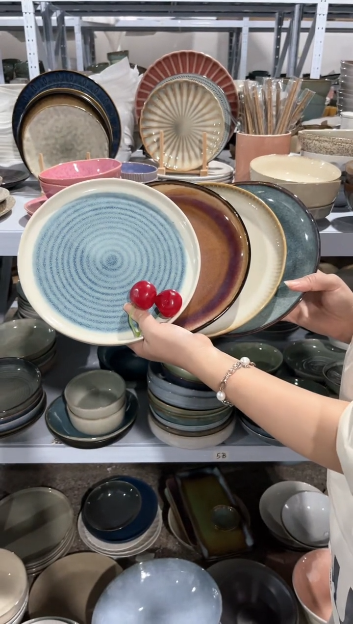 【闪购商品】瓷片外贸尾货瑕疵满20包邮X4 小盘组合